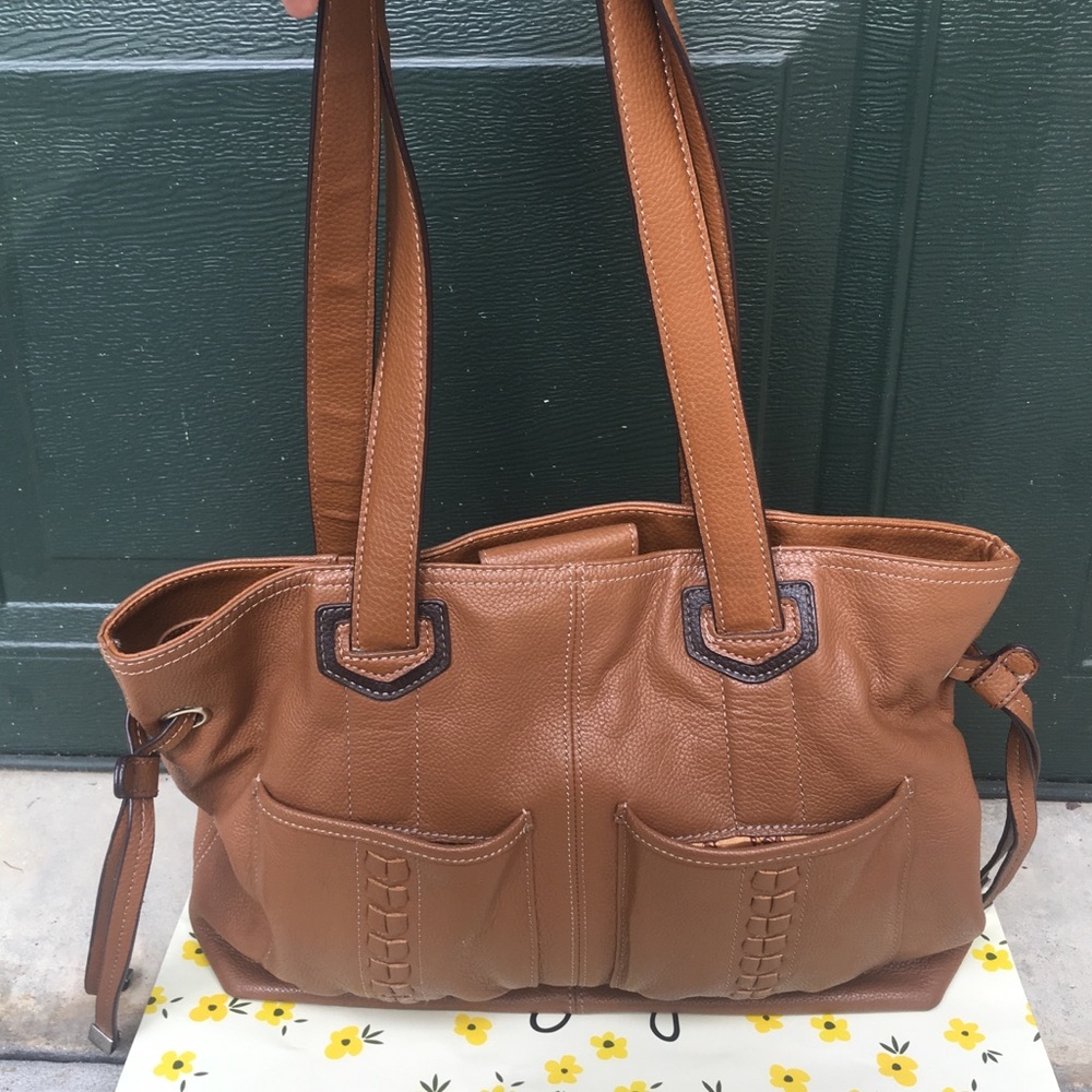 Tignanello brown leather purse